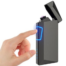 Briquet Electrique Rechargeable ALLUMAGE TACTILE -Noir