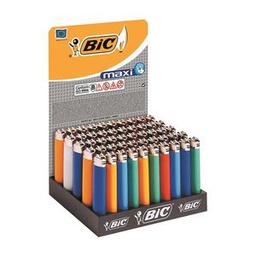 Bic Briquet J6 Maxi Motifs WAX X 50 - Multicolore