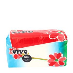 VIVA Boite Papier Mouchoirs - 600 Feuilles - Multicolore