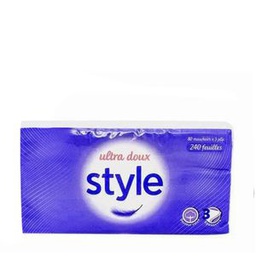 Style Paquets De Mouchoirs Facial Triple épaisseurs 80 Mouchoirs