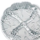 Cendrier Rond En Verre Transparent