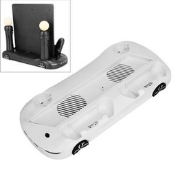 Multi-function Hosthine Dissipate Heat Charging Base Holder For PS4 Pro / Slim (White)