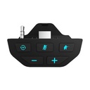 Stereo Headphone Adapter With Controller Handle Sound Enhancer For X-box One-black