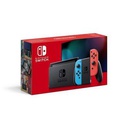 Nintendo Switch (nouvelle Version 2019) + Paire De Joy-Con Rouge Néon Et Bleu Néon