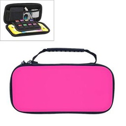 Portable EVA Gamehine Storage Bag Protective Case Handbag For Switch Lite (Pink)
