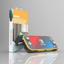 For Switch Lite Protective Shell Game Card Box Protective Sleeve Bracket Grip(Black And Yellow)