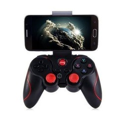 Manette De Jeu Bluetooth - Compatible SmartPhone/PS4/Xbox - Noir + Support Smartphone Offert