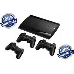 Sony PlayStation PLAYSTATION 3 ULTRASLIM - 500Go + 3 MANETTES BLUETOOTH + 2 CÂBLES USB + 25 Jeux Intégrés D'actualité DONT. PES S 2021, FIFA 20, BLUR, GOD OF WAR, NARUTO, CALL OF DUTY, BATTLEFIELD, GHOST,GTA 5,TWO ARMY, GHOST RECON
