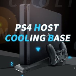 Pour Support Vertical Mince PS4 / PS4 Avec Chargeur De Contrôleur De Ventilateur De Refroidissement