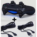 Sony Computer Entertainment MANETTE PS4 D'ORIGINE. Sony. VIBRATION+ 2 CÂBLES DE RECHARGE. . NOIR