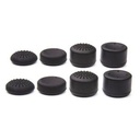 8 Pieces Plus High Cap For Ps4 Key Cap Stick Cap Mushroom Head High Dwarf Cap-black