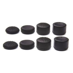 8 Pieces Plus High Cap For Ps4 Key Cap Stick Cap Mushroom Head High Dwarf Cap-black