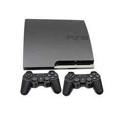 Sony PlayStation 3 SLIM NOIRE CRAQUÉE +18JEUX + 2 Manettes + 1 Câble USB ( Réconditionnée)