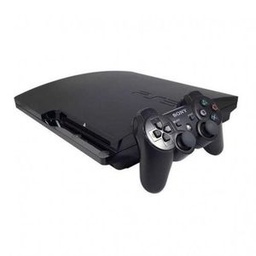 Sony PlayStation PS3 Slim Craquée +13JEUX + 1 Manette + 1 Câbles USB - Noir - ( Reconditionnée)