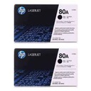Hp Cartouche D'Encre - Pack De 2 HP 80A - CF280A - 5400 Pages - Noir