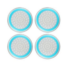 4pcs Anti-slip Gamepad Keycap Controller Cover For PS3/4 For X Box One/360-white &amp; Blue-4pcs