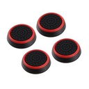 Silicone Controller Joystick Thumb Stick Grip Cap Case Cover Joystick Thumb Grip Caps Gaming Joystick Cap-Black Background & Red Circle