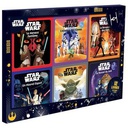 Star Wars - Coffret 12 Livres - 6 Histoires + 6 Coloriages