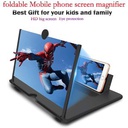 Gm Support De Loupe D'écran De Téléphone Pliable De 12 Pouces Noir