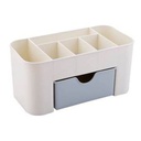 Plain Color Desktop Cosmetic Case With Small Drawer Storage Box Storage Box