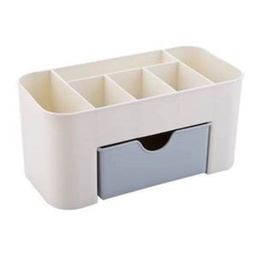 Plain Color Desktop Cosmetic Case With Small Drawer Storage Box Storage Box