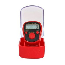 Chapelet Electronique Musulman - Compteur De Doigt - Rouge