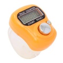 Chapelet Electronique Musulman - Compteur De Doigt - Orange/Blanc