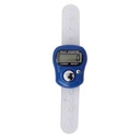 Chapelet Electronique Musulman - Compteur De Doigt - Bleu/blanc