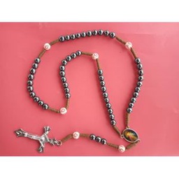 Chapelet En Perle Lourd - Gris