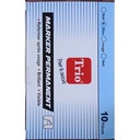 Trio Marker Permanent Paquet De 10 Pcs Noir