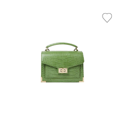 petit sac vert de soirée