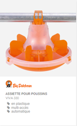 Assiette pour poussins