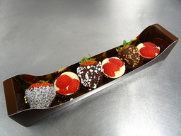 Réglette de 6 Fruits En Chocolat