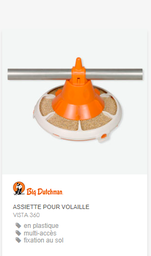 Assiette pour volaille