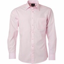 CHEMISE POPELINE MANCHES LONGUES - JN678 - HOMME - ROSE CLAIR