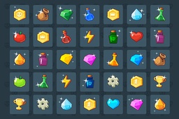 Basic Game Elements Icons