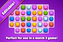 Match 3 Gem Game Pieces