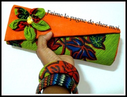 pochette en pagne