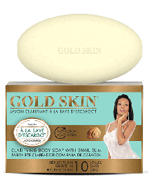Savon clarifiant GOLD SKIN à la bave d'escargot Savon de 180g