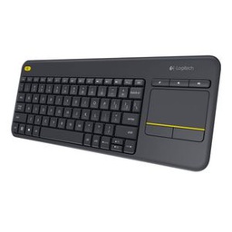 Logitech Clavier Sans Fil - AZERTY- K400 Plus TV - NOIR