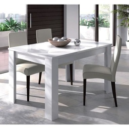 Kendra table à manger blanche