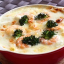 Gratin d'écrevisses à la patate douce