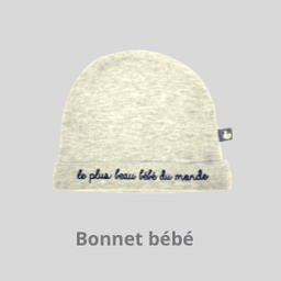 Bonnet bébé en coton