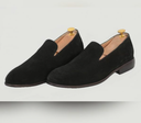 Slipper mocassin chaussure homme noir