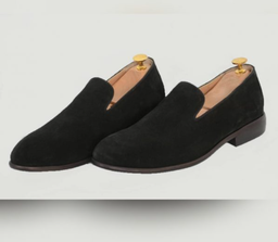 Slipper mocassin chaussure homme noir