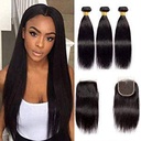 Mèche naturel avec closure