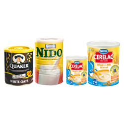 Pack de lait et Cerelac