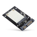 Adaptateur SSD MSATA Vers SATA III - Noir