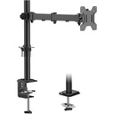 Support Bras Ecran PC, Support Écran 13-32 Pouces LCD LED Moniteur Réglable Pivotant, 2 Options De Montage, VESA 75/100 Mm