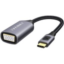 USB C VGA, IVANKY Adaptateur USB C Vers VGA En Nylon Tressé, Adaptateur USB-C Vers VGA Pour MacBook Pro 2017/2018/2016, Dell XPS 15/13, Samsung S8/S9/S10